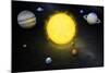 Solar System, Artwork-null-Mounted Photographic Print