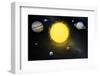 Solar System, Artwork-null-Framed Photographic Print