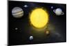 Solar System, Artwork-null-Mounted Photographic Print