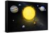 Solar System, Artwork-null-Framed Stretched Canvas