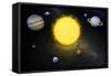 Solar System, Artwork-null-Framed Stretched Canvas