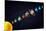 Solar System Astronomy Banner-Macrovector-Mounted Art Print