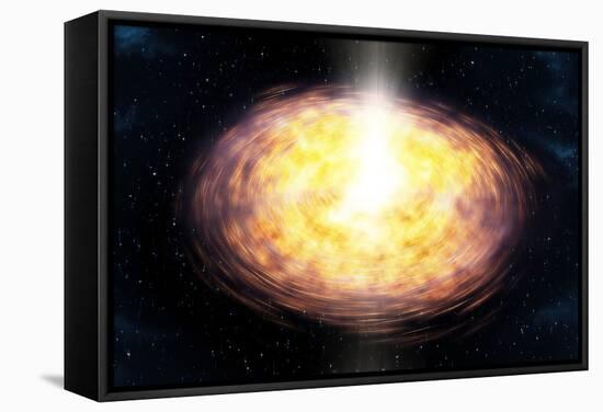 Solar System Formation, Artwork-null-Framed Stretched Canvas