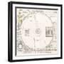 Solar System Map From 1853-Detlev Van Ravenswaay-Framed Premium Photographic Print