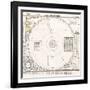 Solar System Map From 1853-Detlev Van Ravenswaay-Framed Photographic Print