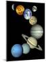 Solar System Montage-Stocktrek Images-Mounted Premium Photographic Print