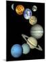 Solar System Montage-Stocktrek Images-Mounted Photographic Print