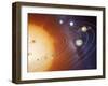 Solar System Orbits, Artwork-Detlev Van Ravenswaay-Framed Premium Photographic Print