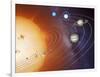 Solar System Orbits, Artwork-Detlev Van Ravenswaay-Framed Photographic Print