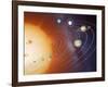 Solar System Orbits, Artwork-Detlev Van Ravenswaay-Framed Photographic Print