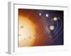 Solar System Orbits, Artwork-Detlev Van Ravenswaay-Framed Photographic Print