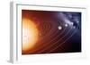 Solar System Orbits, Artwork-Detlev Van Ravenswaay-Framed Photographic Print