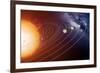 Solar System Orbits, Artwork-Detlev Van Ravenswaay-Framed Photographic Print