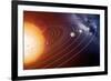 Solar System Orbits, Artwork-Detlev Van Ravenswaay-Framed Photographic Print