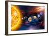 Solar System Planets-Jose Antonio-Framed Premium Photographic Print