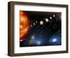 Solar System Planets-null-Framed Premium Photographic Print