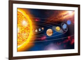 Solar System Planets-Jose Antonio-Framed Photographic Print