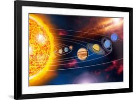 Solar System Planets-Jose Antonio-Framed Photographic Print