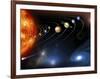 Solar System Planets-null-Framed Photographic Print