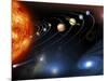 Solar System Planets-null-Mounted Photographic Print