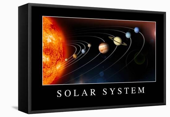 Solar System Poster-null-Framed Stretched Canvas