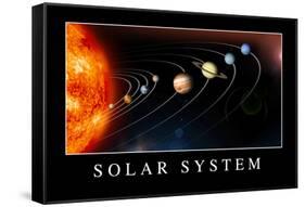 Solar System Poster-null-Framed Stretched Canvas