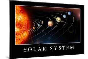 Solar System Poster-null-Mounted Premium Giclee Print