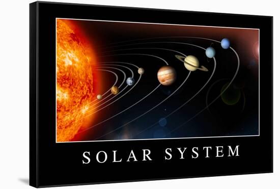 Solar System Poster-null-Framed Stretched Canvas