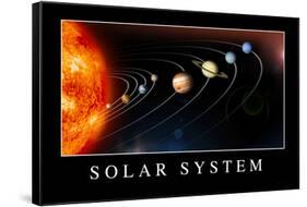 Solar System Poster-null-Framed Stretched Canvas