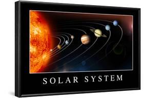 Solar System Poster-null-Framed Art Print