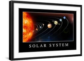 Solar System Poster-null-Framed Art Print