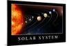 Solar System Poster-null-Mounted Art Print