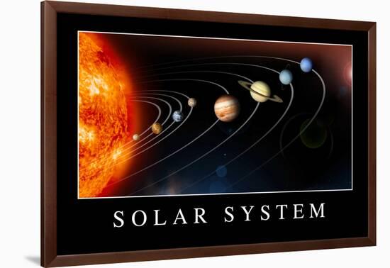 Solar System Poster-null-Framed Art Print