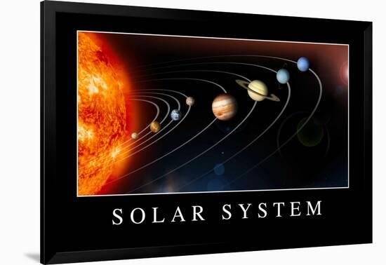 Solar System Poster-null-Framed Art Print