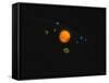 Solar System-Stocktrek Images-Framed Stretched Canvas