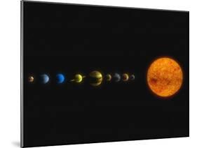 Solar System-Stocktrek Images-Mounted Photographic Print