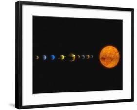 Solar System-Stocktrek Images-Framed Photographic Print