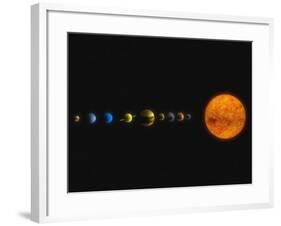 Solar System-Stocktrek Images-Framed Photographic Print