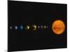 Solar System-Stocktrek Images-Mounted Photographic Print