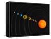 Solar System-Stocktrek Images-Framed Stretched Canvas