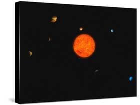 Solar System-Stocktrek Images-Stretched Canvas