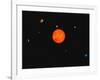 Solar System-Stocktrek Images-Framed Photographic Print