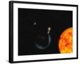 Solar System-Stocktrek Images-Framed Photographic Print