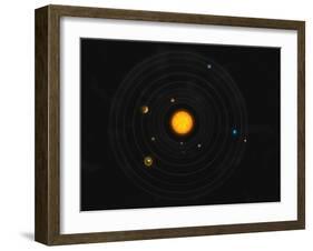 Solar System-Stocktrek Images-Framed Photographic Print