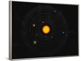 Solar System-Stocktrek Images-Framed Photographic Print