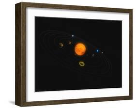 Solar System-Stocktrek Images-Framed Photographic Print