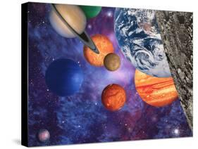 Solar System-Mehau Kulyk-Stretched Canvas