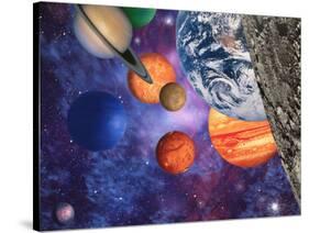 Solar System-Mehau Kulyk-Stretched Canvas