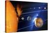 Solar System-Detlev Van Ravenswaay-Stretched Canvas