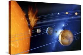 Solar System-Detlev Van Ravenswaay-Stretched Canvas